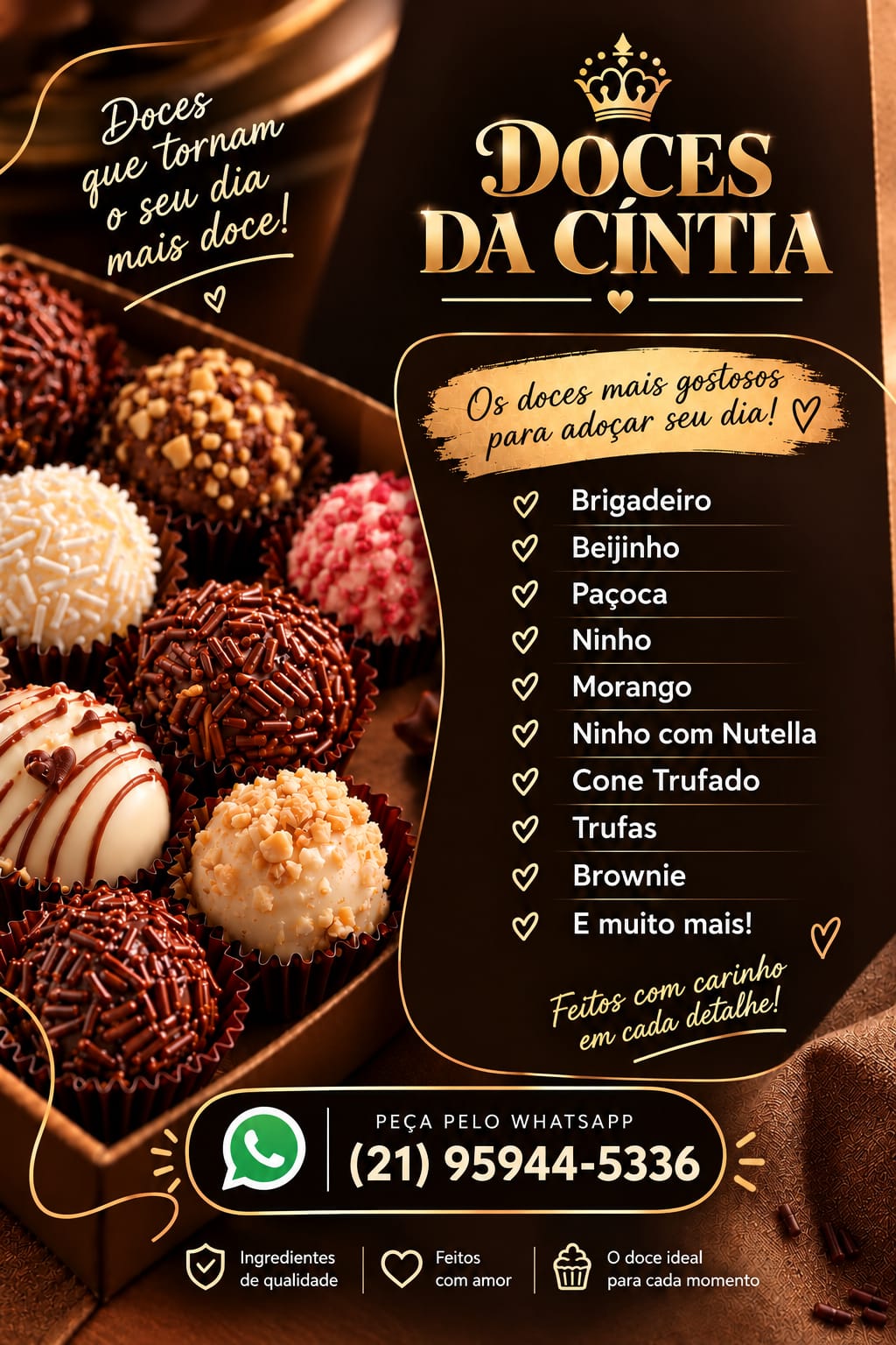 Doces da cintia