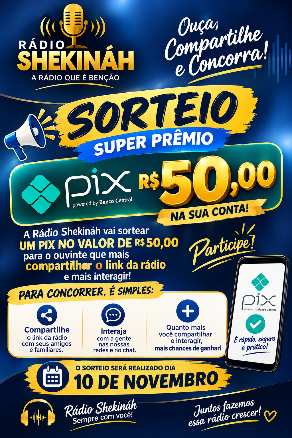 Valendo para o mês de outubro 🙌